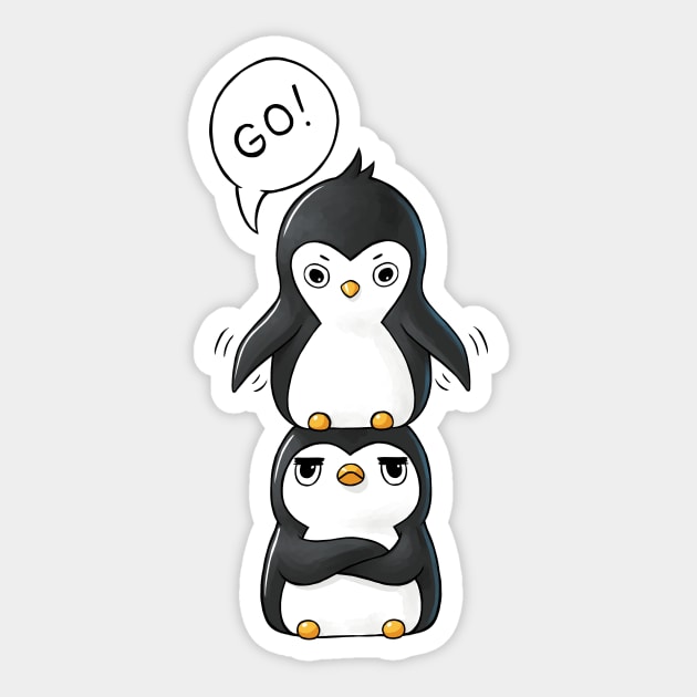 Penguins Sticker by Freeminds